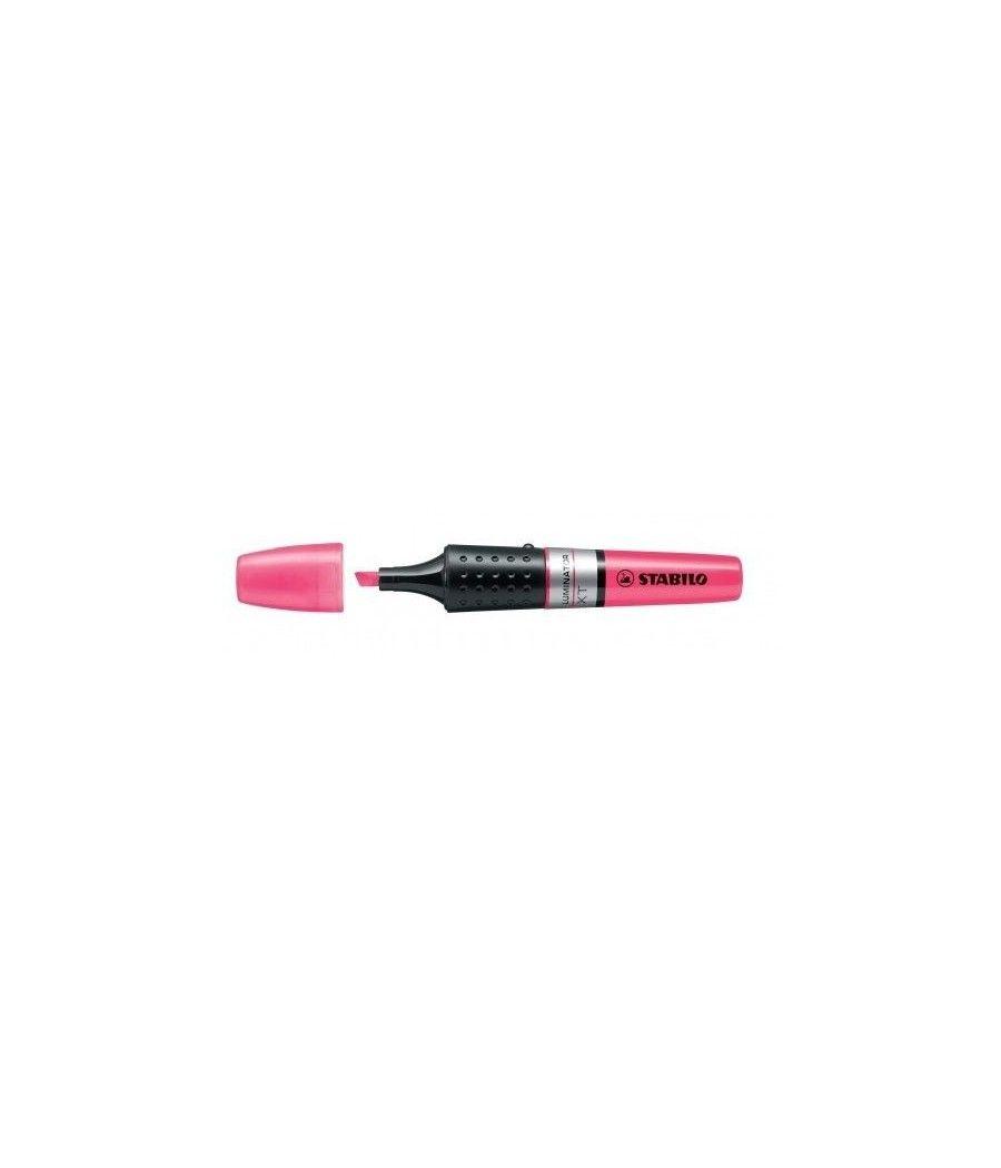 Marcador fluorescente luminator trazo 2/5mm. rosa stabilo 71/56 pack 5 unidades