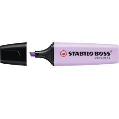 Marcador.fluorescente boss trazo 2/5mm. violeta pastel stabilo 70/155 pack 10 unidades