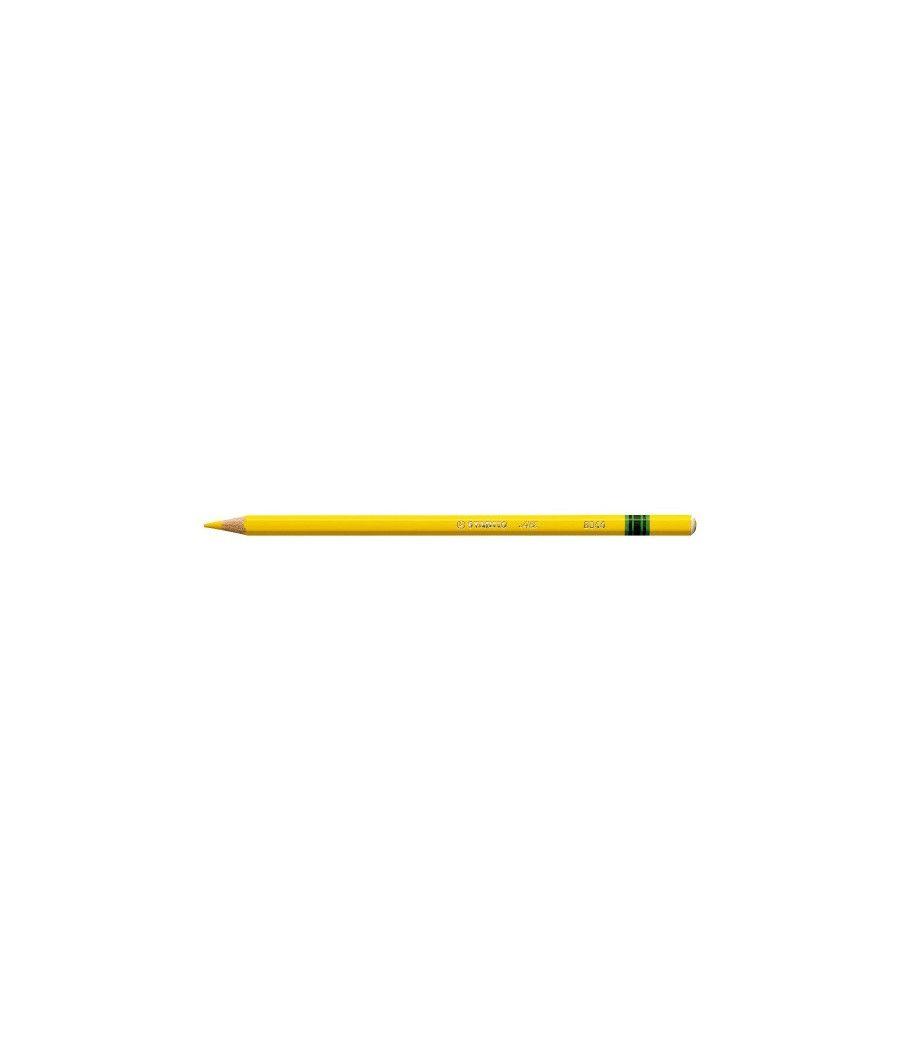 Lapiz modelo all acuarelable punta 3,3mm. color amarillo stabilo 8044 pack 12 unidades