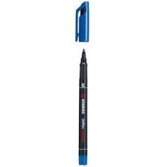 Marcador permanente punta media ohpen universal 1mm. azul stabilo 843/41 pack 10 unidades