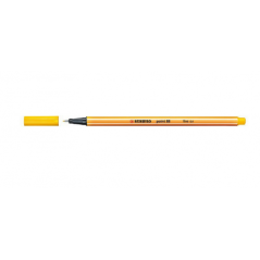 Rotulador punta fina point 88 0.4mm amarillo stabilo 88/44 pack 10 unidades