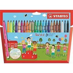 Stabilo trio a–z rotulador fino multicolor 24 pieza(s)