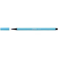 Rotulador punta fibra media 1mm. pen 68 azul celeste stabilo 68/57 pack 10 unidades