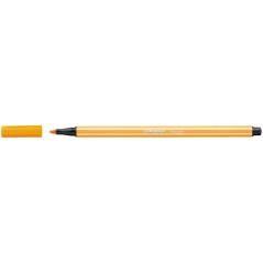 Rotulador punta fibra media 1mm. pen 68 naranja stabilo 68/54 pack 10 unidades