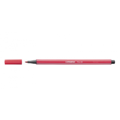 Rotulador punta fibra media 1mm. pen 68 rojo oscuro stabilo 68/50 pack 10 unidades