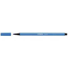 Rotulador punta fibra media 1mm. pen 68 azul oscuro stabilo 68/41 pack 10 unidades