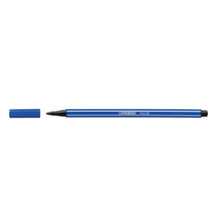 Rotulador punta fibra media 1mm. pen 68 azul marino stabilo 68/32 pack 10 unidades