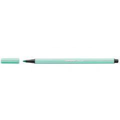 Rotulador punta fibra media 1mm. pen 68 verde hielo stabilo 68/13 pack 10 unidades