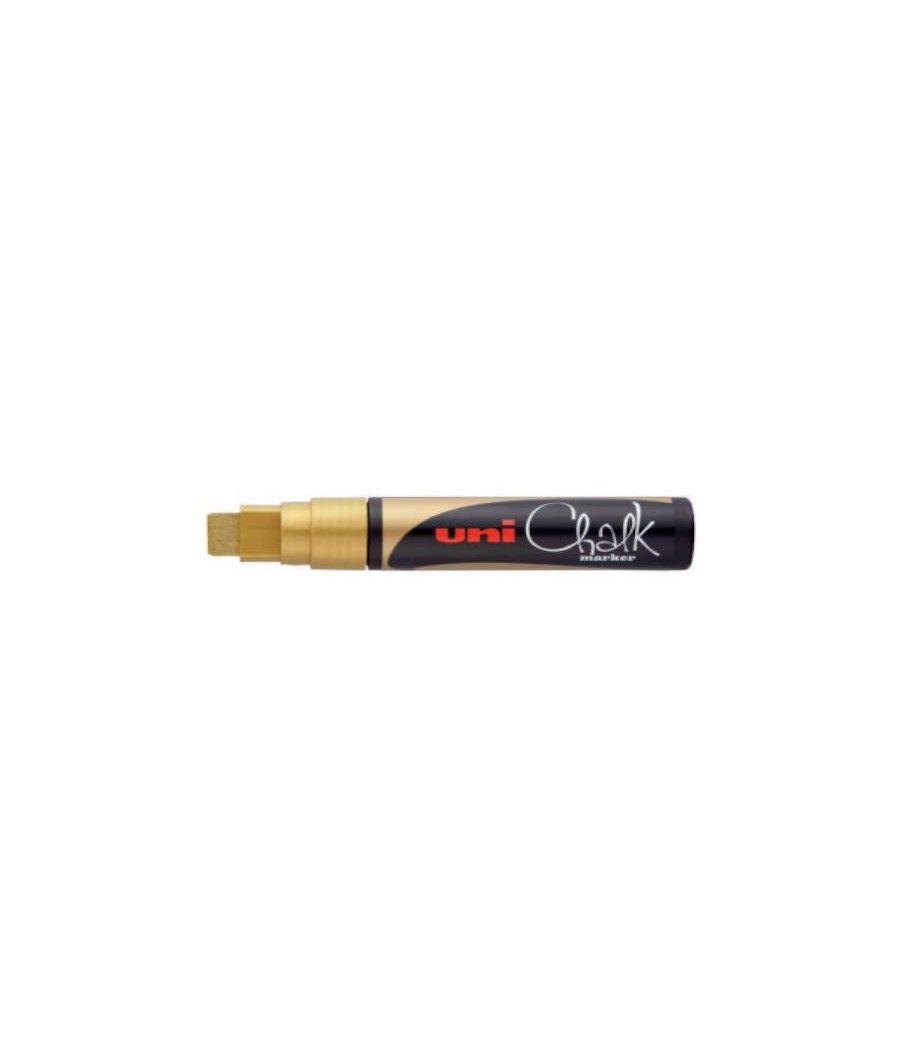 Marcador chalk pwe-17k pizarra verde 15mm. oro uni-ball 222125000 pack 5 unidades