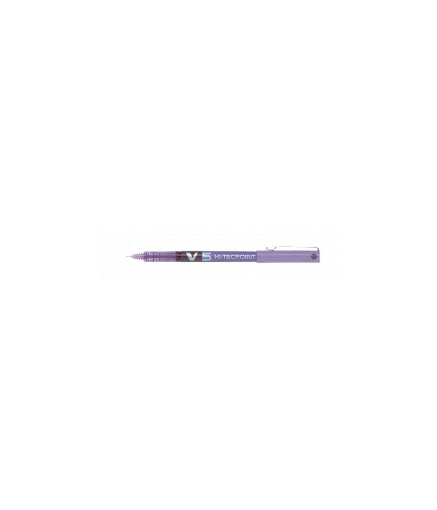 Boligrafo roller tinta liquida v5 violeta pilot bx-v5-v pack 12 unidades