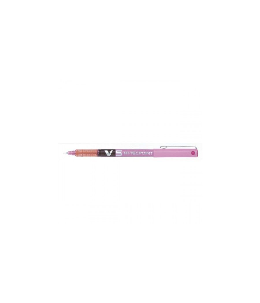 Boligrafo roller tinta liquida v5 rosa pilot bx-v5-p pack 12 unidades