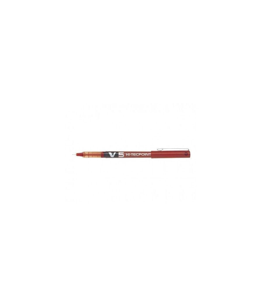 Boligrafo roller tinta liquida v5 rojo pilot bx-v5-r pack 12 unidades