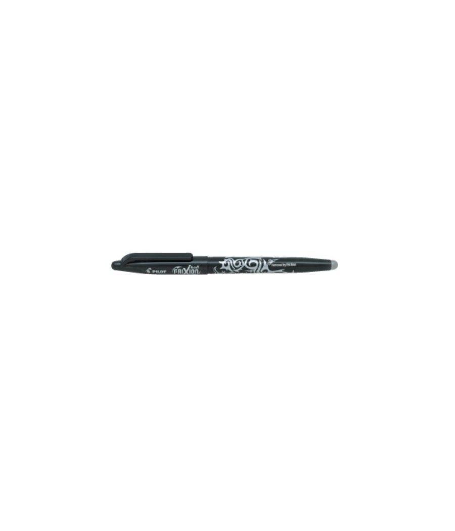 Boligrafo roller frixion 0.7mm negro pilot bl-fr7-b pack 12 unidades