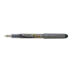 Pluma desechable vpen silver negro pilot svp-4m-b pack 12 unidades