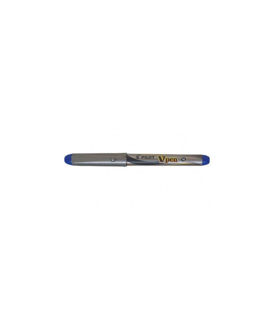 Pluma desechable vpen silver azul pilot svp-4m-l pack 12 unidades