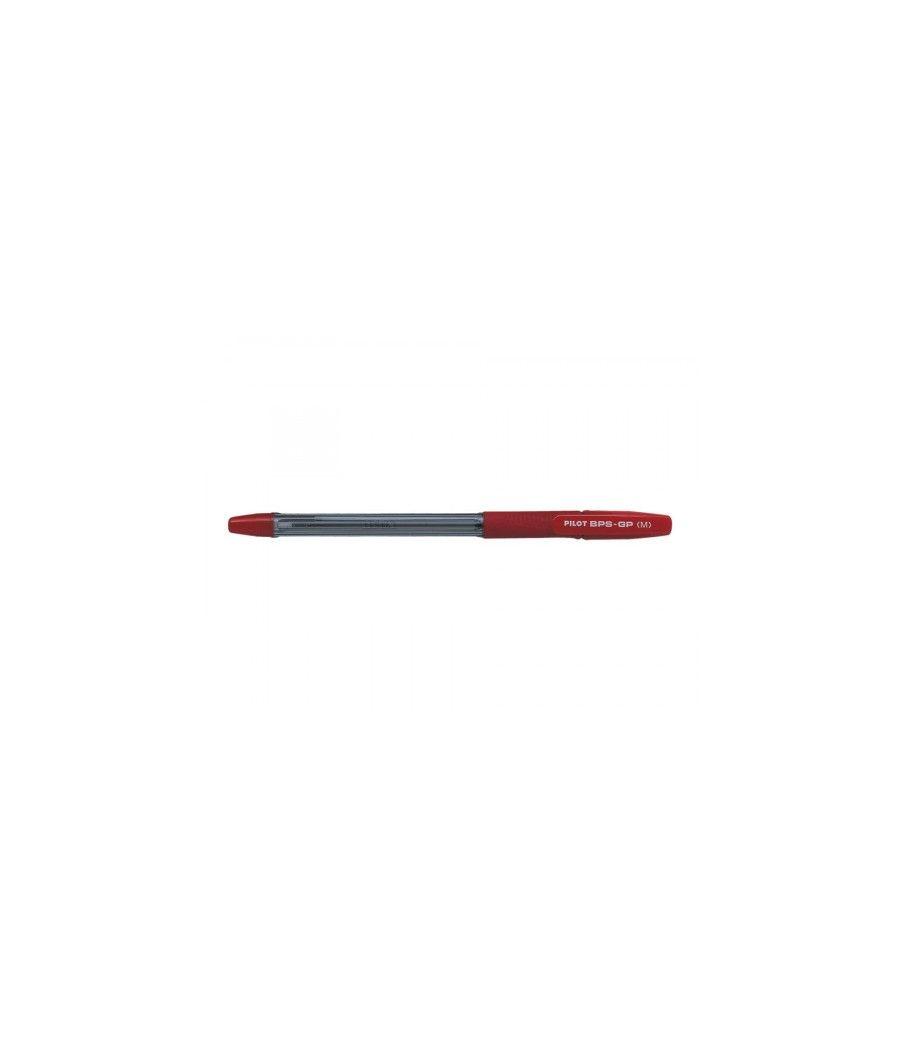 Boligrafo tinta aceite rojo pilot bps-gp-m-r pack 12 unidades