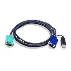 Aten 2l5205u cable para video, teclado y ratón (kvm) negro 5 m