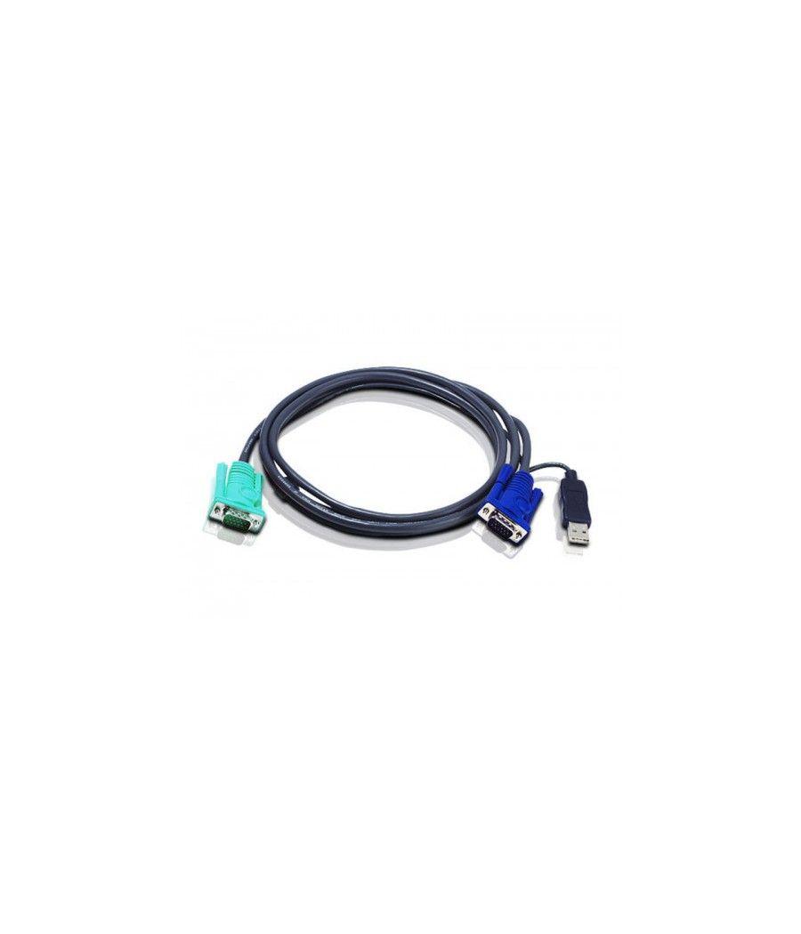 Aten 2l5205u cable para video, teclado y ratón (kvm) negro 5 m