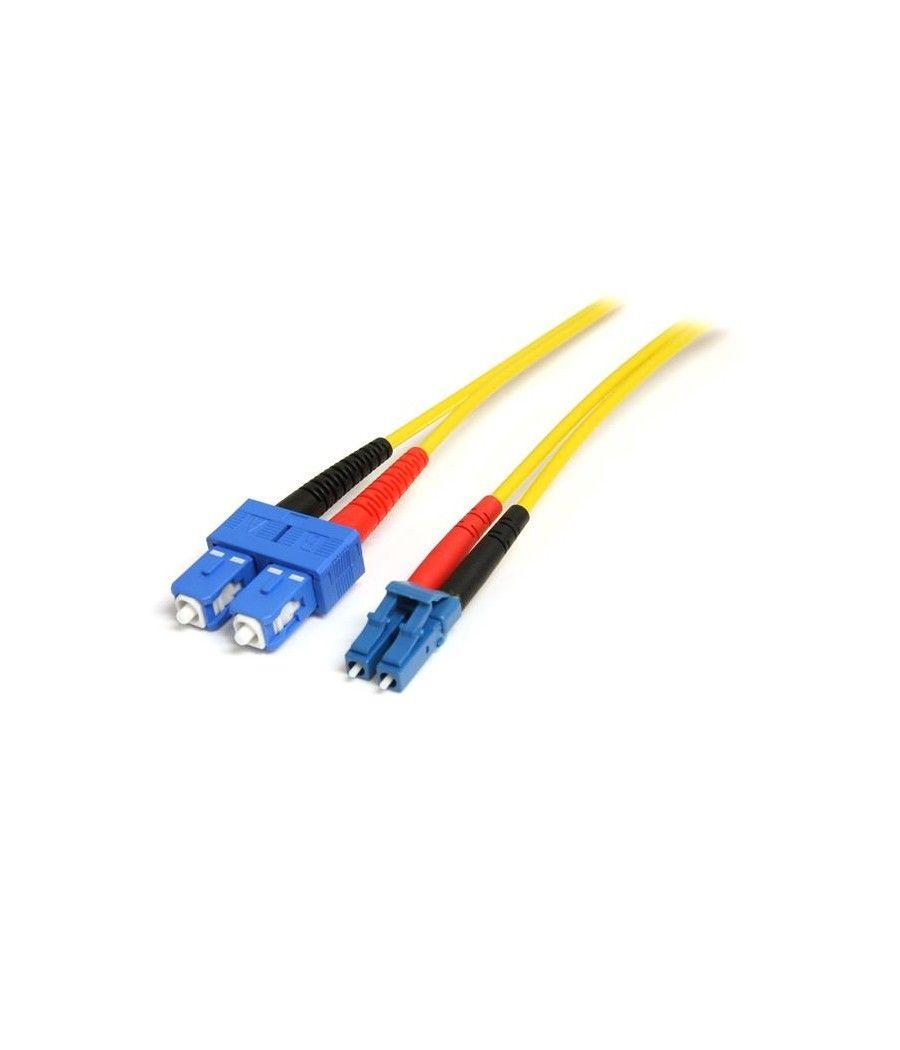 StarTech.com Cable Adaptador de Red de 1m Monomodo Dúplex Fibra Óptica LC-SC - Patch Duplex Modo Sencilla - Imagen 2