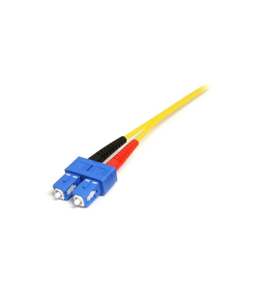 StarTech.com Cable Adaptador de Red de 1m Monomodo Dúplex Fibra Óptica LC-SC - Patch Duplex Modo Sencilla - Imagen 3
