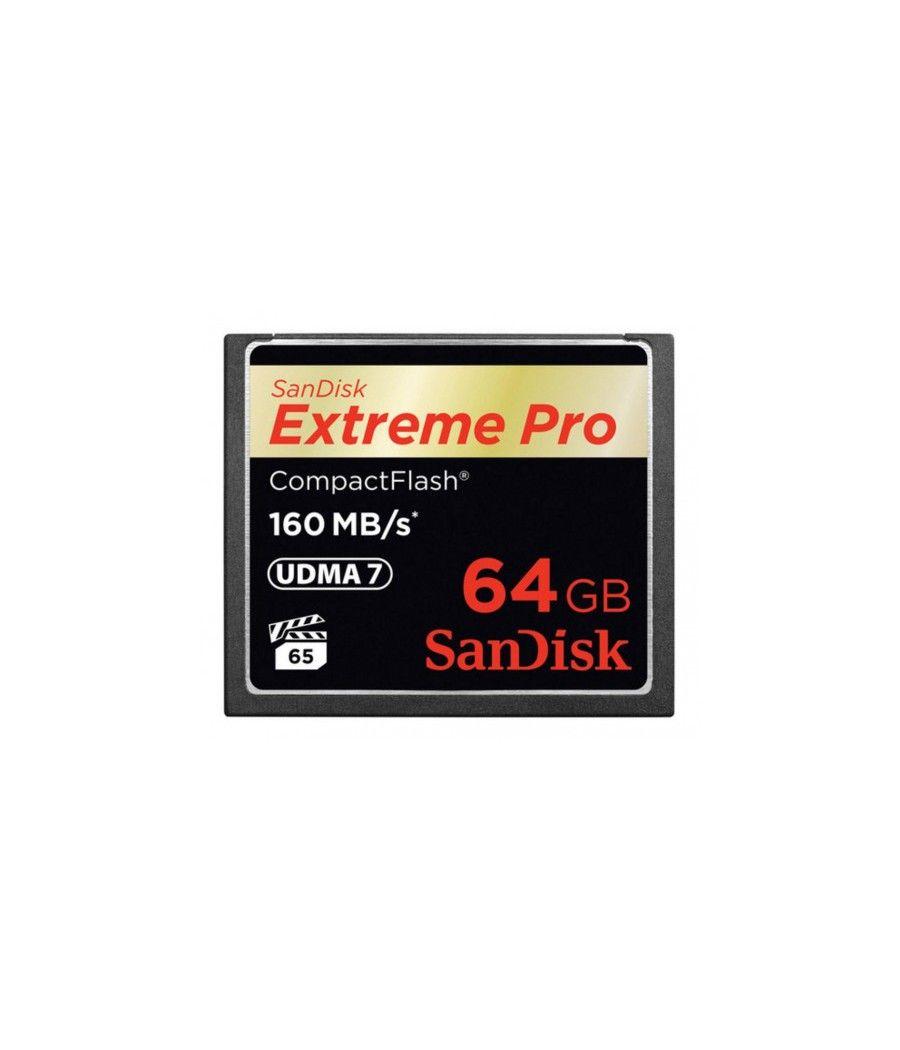 Sandisk 64gb extreme pro cf 160mb/s memoria flash compactflash