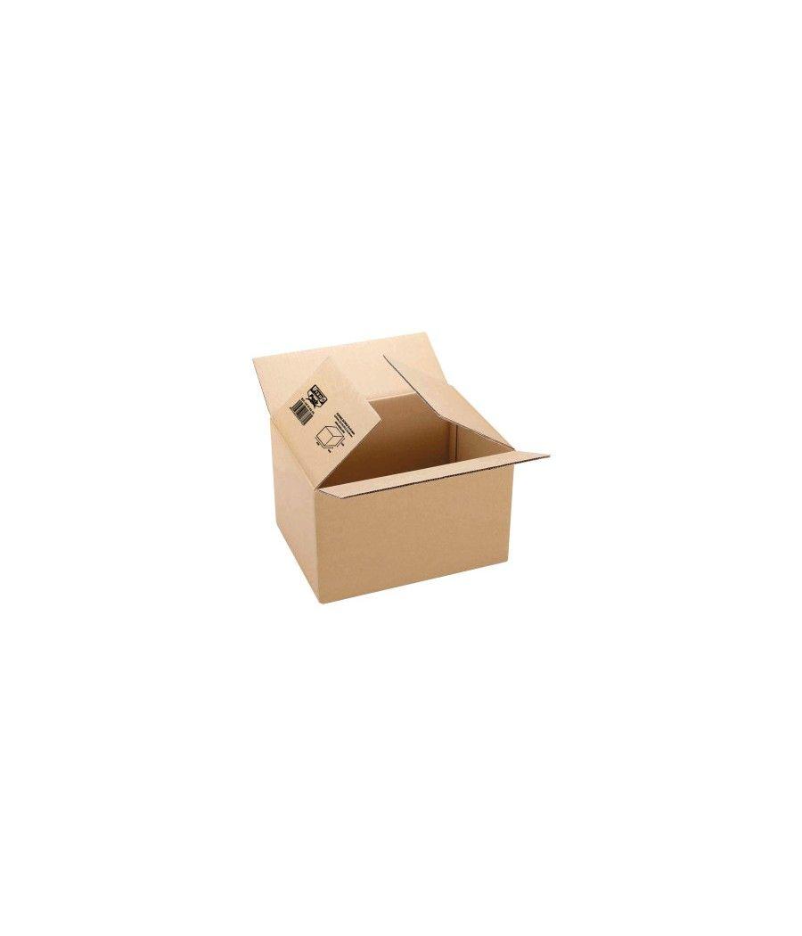 Caja carton embalaje 500x340x310mm marron canal 3mm fixo 18108 pack 10 unidades