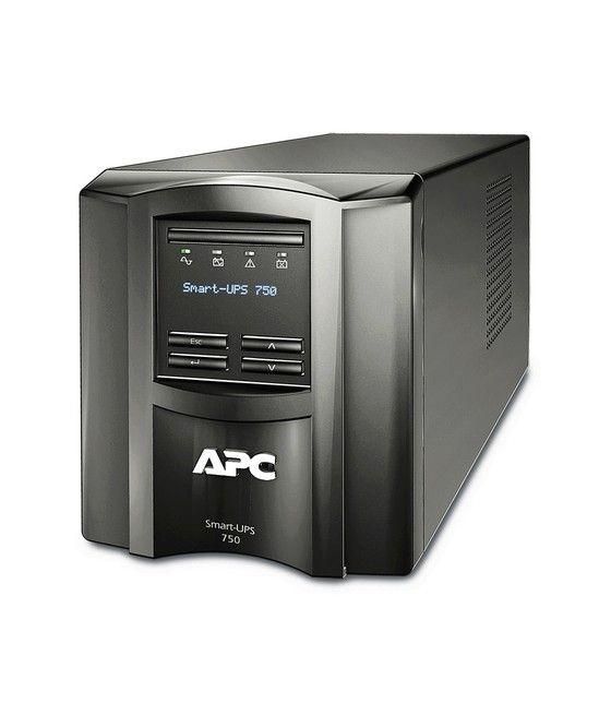 APC SMT750IC sistema de alimentación ininterrumpida (UPS) Línea interactiva 0,75 kVA 500 W 6 salidas AC - Imagen 1