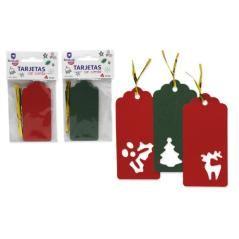 Tarjetas troqueladas navidad 10 pcs bismark 330000