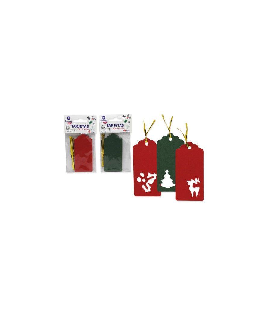 Tarjetas troqueladas navidad 10 pcs bismark 330000