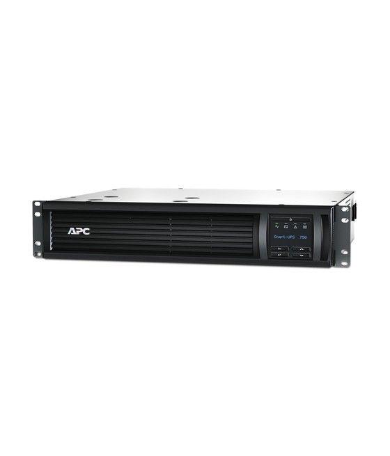 APC SMT750RMI2UC sistema de alimentación ininterrumpida (UPS) Línea interactiva 0,75 kVA 500 W 4 salidas AC - Imagen 1