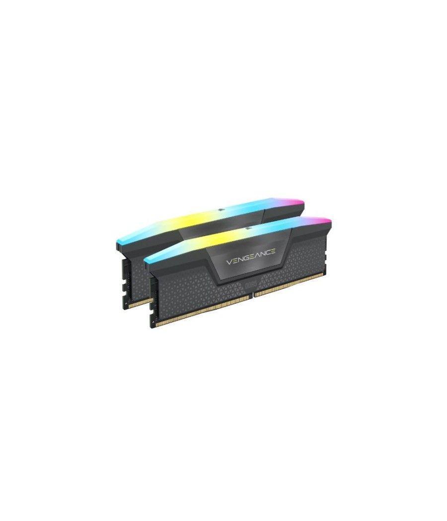 Memoria corsair ddr5 64gb 2x32gb pc5600 vengeance rgb cmh64gx5m2b5600z40k