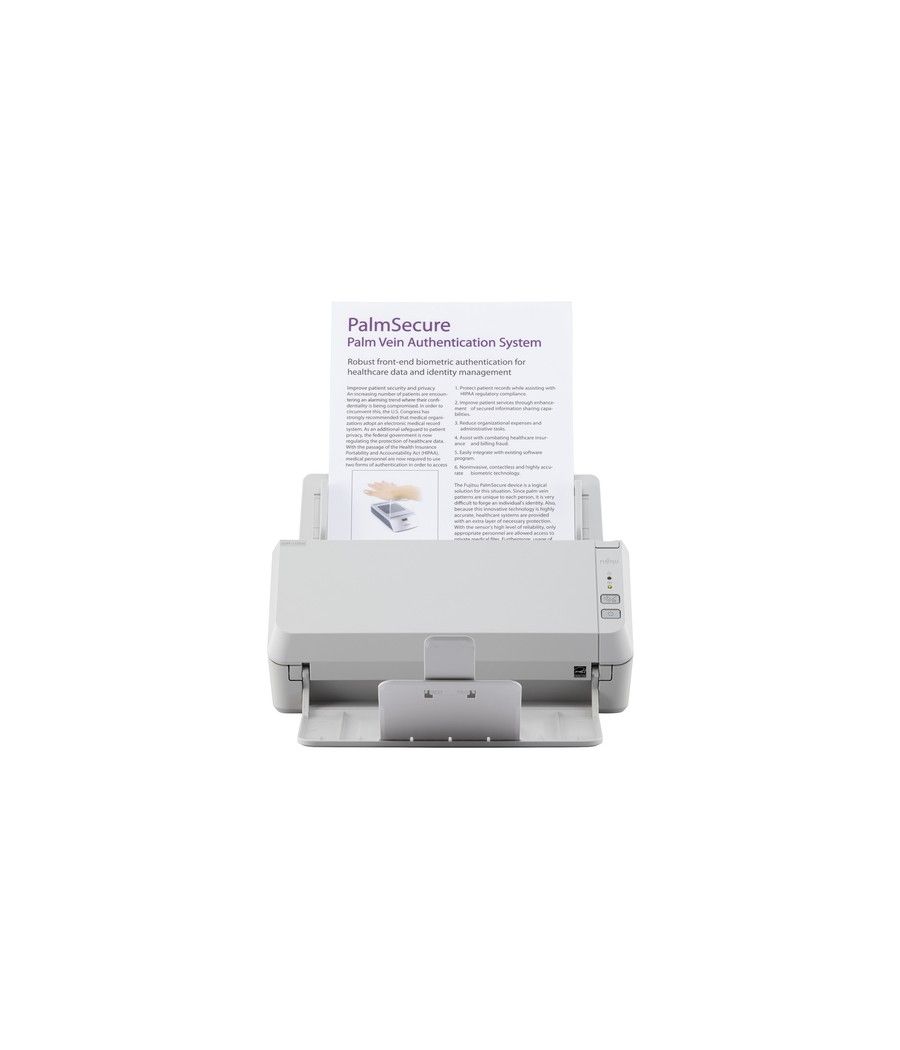 Fujitsu SP-1120N Escáner con alimentador automático de documentos (ADF) 600 x 600 DPI A4 Gris - Imagen 1