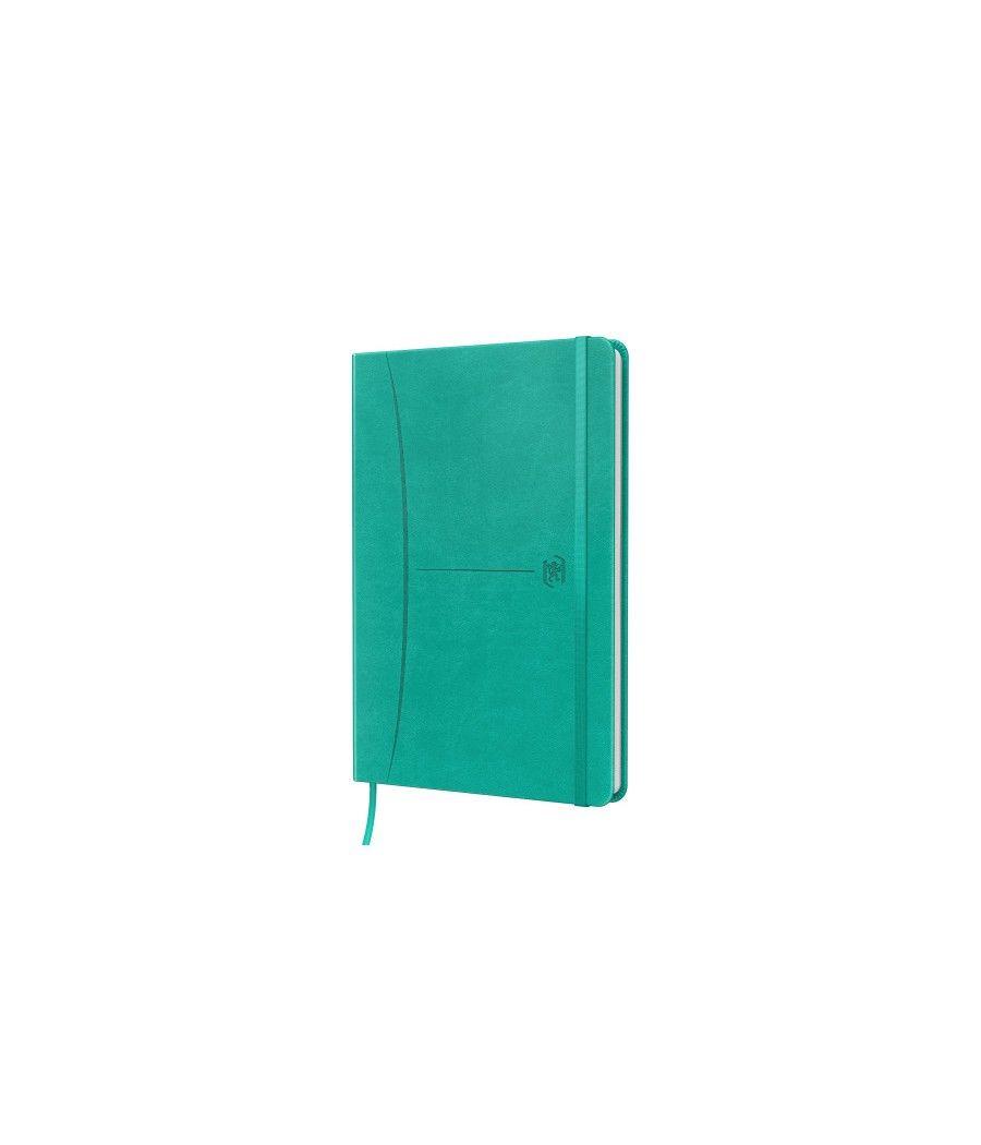 Cuaderno signature a5 tapa extradura 104h rayado dots 5x5 color ice mint oxford 400154948 pack 5 unidades