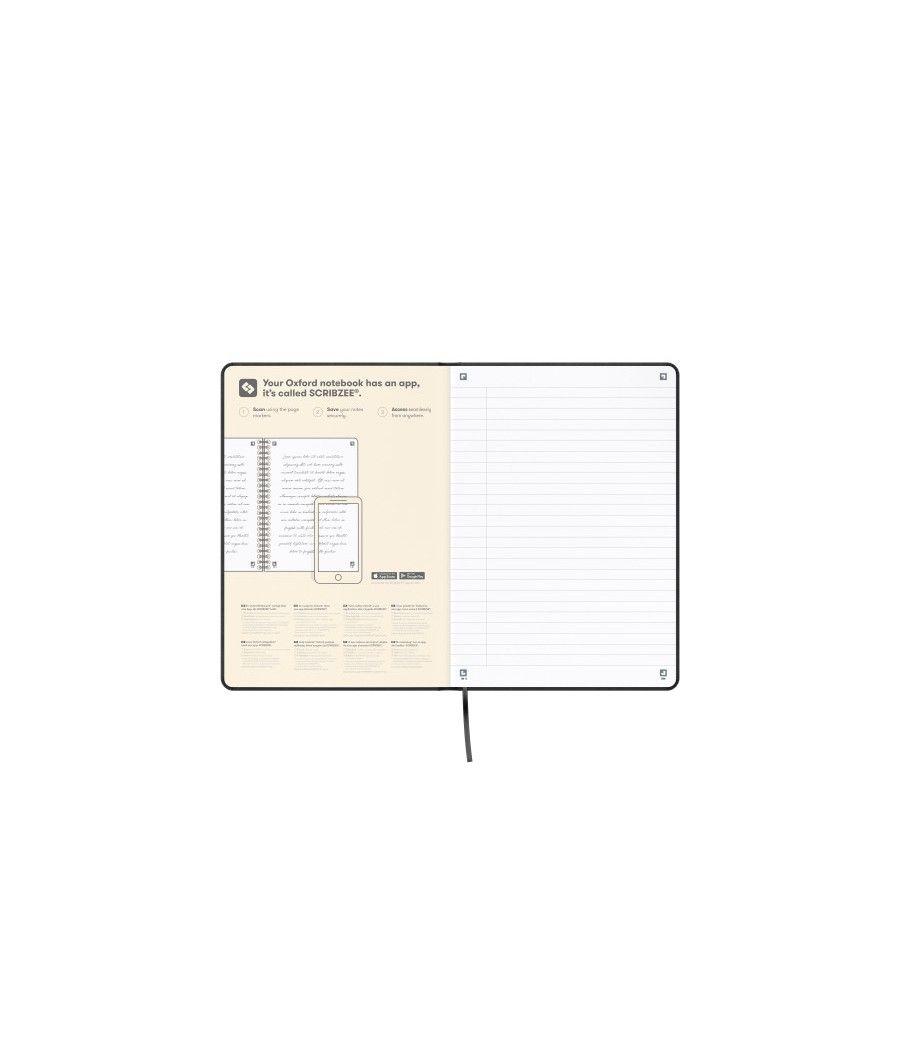 Cuaderno signature a5 tapa extradura 80h rayado horizontal colores surtidos clasicos oxford 400163610 pack 5 unidades