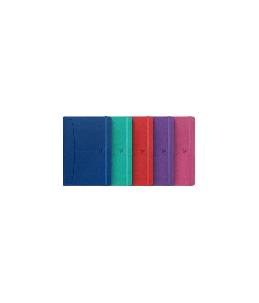 Cuaderno signature a5 tapa extradura 80h liso colores surtidos vivos oxford 400163615 pack 5 unidades