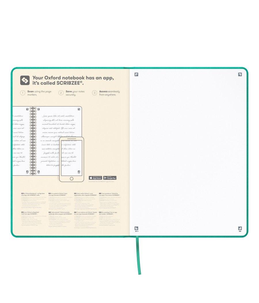 Cuaderno signature a5 tapa extradura 80h liso colores surtidos pastel oxford 400163616 pack 5 unidades