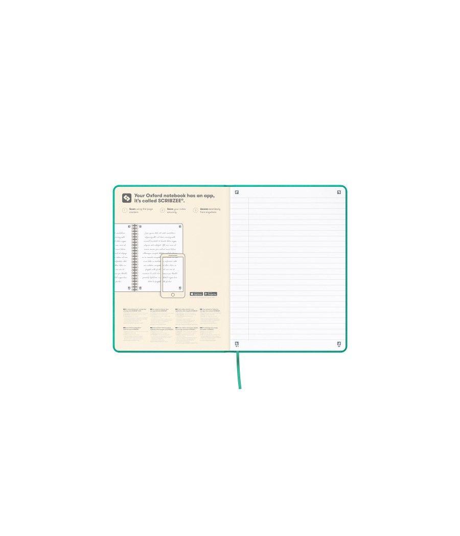 Cuaderno signature a5 tapa extradura 80h rayado horizontal colores surtidos pastel oxford 400154941 pack 5 unidades