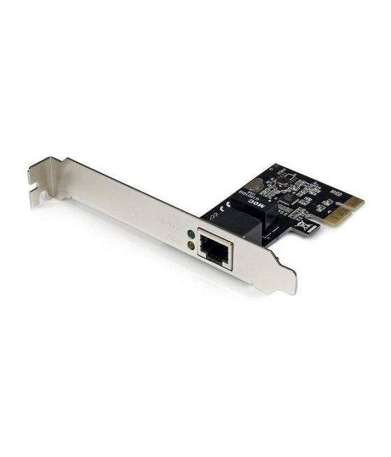 StarTech.com Adaptador Tarjeta de Red NIC PCI Express PCI-e de 1 Puerto Gigabit Ethernet - 1x RJ45 Hembra - Perfil Doble - Image