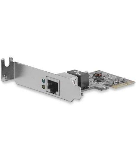 StarTech.com Tarjeta de Red PCI Express de 1 Puerto Gigabit Ethernet RJ45 - Adaptador NIC PCI-e - Perfil Bajo - Imagen 1