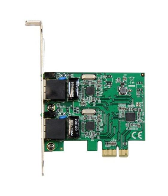 StarTech.com Adaptador Tarjeta de Red NIC PCI Express PCI-E de 2 Puertos Ethernet Gigabit RJ45 - Imagen 3