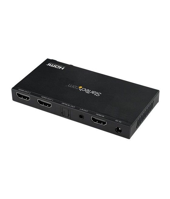 StarTech.com Divisor HDMI de 2 Puertos - de 4K 60Hz con Escalador Incorporado