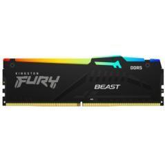 Memoria kingston fury beast rgb ddr5 8gb 5200mt/s cl40 kf5