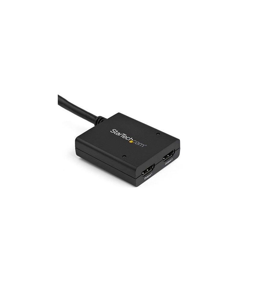 StarTech.com Multiplicador de Vídeo HDMI de 2 Puertos - Splitter HDMI 4k 30Hz de 2x1 Alimentado por USB - Imagen 5