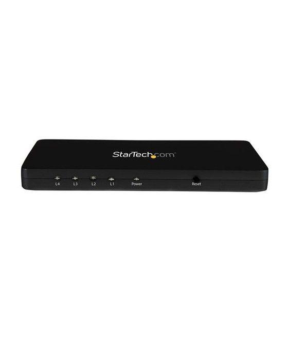StarTech.com Divisor HDMI de 4 Puertos de Vídeo 4K - Splitter Multiplicador 1x4 HDMI de Aluminio Sólido - 4K 30 Hz - Imagen 1