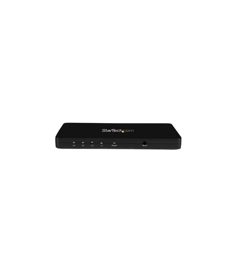 StarTech.com Divisor HDMI de 4 Puertos de Vídeo 4K - Splitter Multiplicador 1x4 HDMI de Aluminio Sólido - 4K 30 Hz - Imagen 1