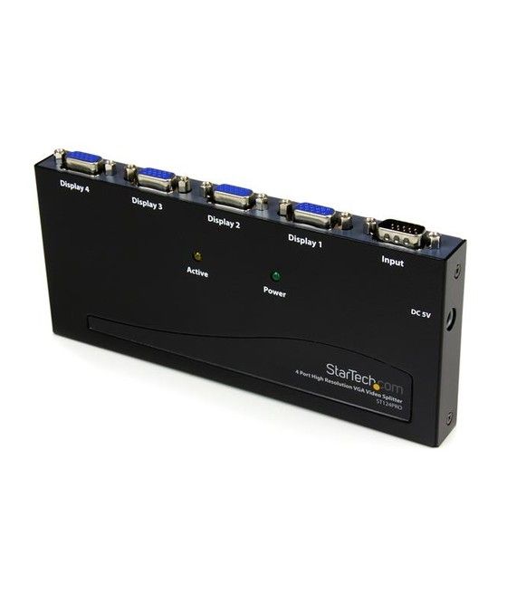 StarTech.com Multiplicador Divisor de Vídeo VGA de 4 puertos 350MHz -Splitter 4 Salidas - Duplicador - Imagen 1