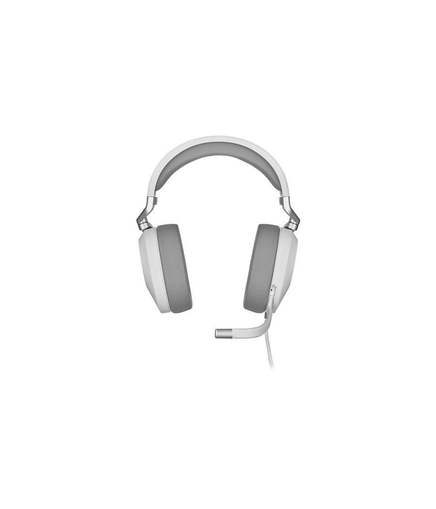 Corsair hs65 surround auriculares alámbrico de mano juego blanco