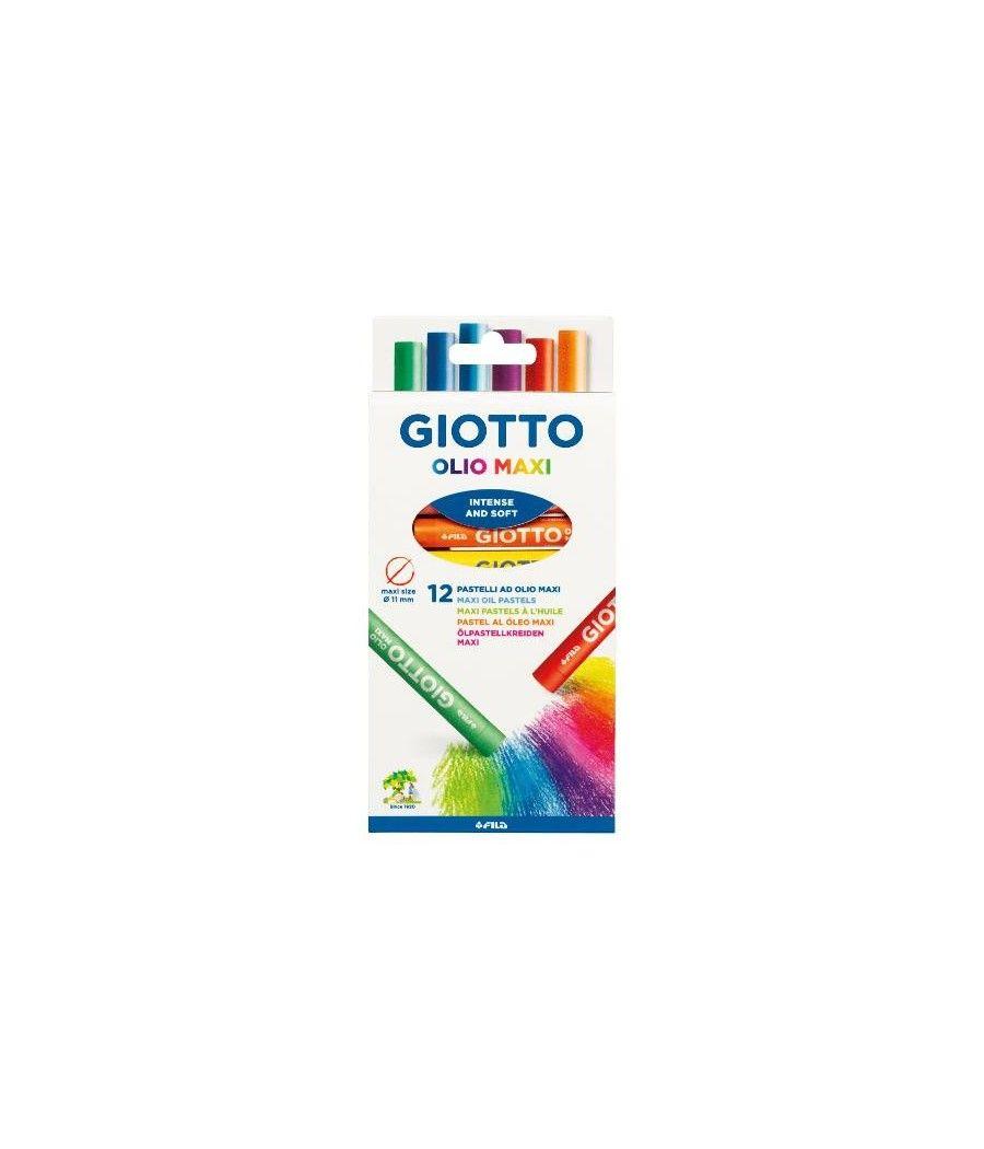 Estuche con asa de 12 barras pintura óleo giotto f293400