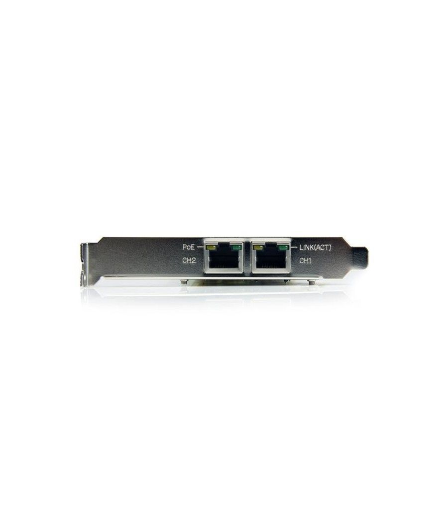 StarTech.com Tarjeta Adaptador de Red PoE/PSE PCI Express PCIe Gigabit Ethernet con 2 Puertos RJ45 - Imagen 4