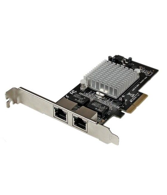 StarTech.com Tarjeta Adaptador de Red PCI Express PCI-E Gigabit Ethernet con 2 Puertos RJ45 Chipset Intel i350